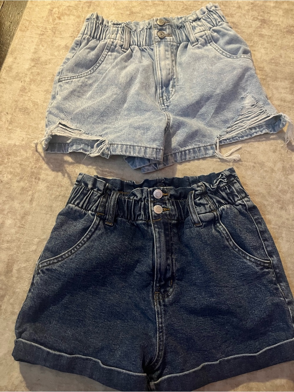 Sonoma Two-Tone Denim Jean Shorts - Light Wash & Dark Wash set